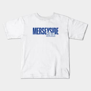 Merseyside is Blue Kids T-Shirt